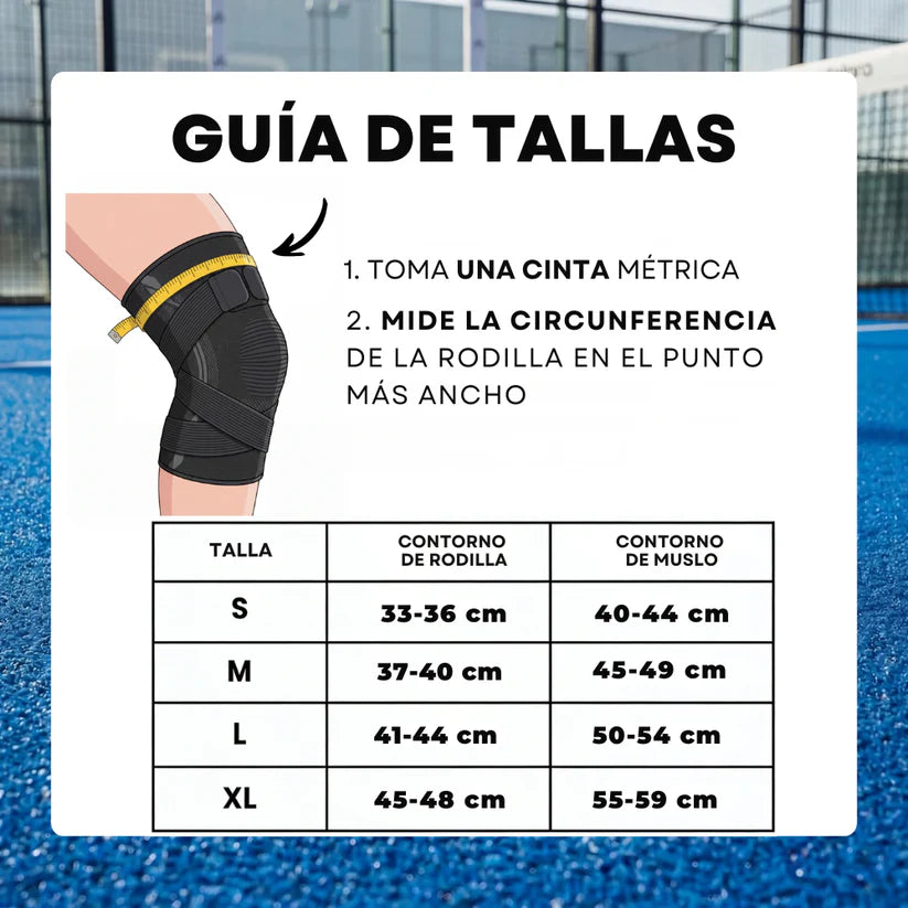 Rodillera PadelPro – Estabilidad total en cada sprint