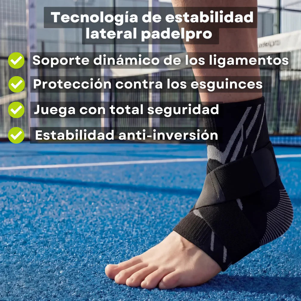 Tobillera Padelpro – Cambios de dirección con total control