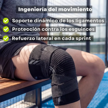 Rodillera PadelPro – Estabilidad total en cada sprint