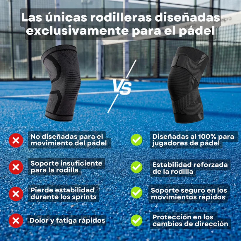 Rodillera PadelPro – Estabilidad total en cada sprint